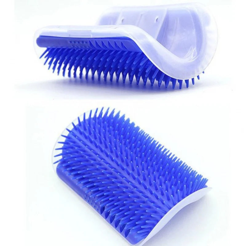 Pet Brush Strip Hair Brush With Catnip Pet Cat Wall Massage Toy